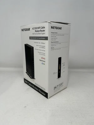 Netgear AC1200 WiFi Cable Modem Router C6230 - Image 1 of 4