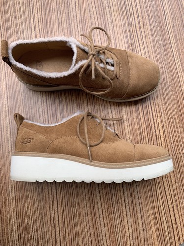 Scarpe Oxford UGG Australia Johanna Spill pelle scamosciata 5 5