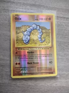 2016 Pokemon XY Evolutions Onix Reverse Holo 61/108 - Picture 1 of 8