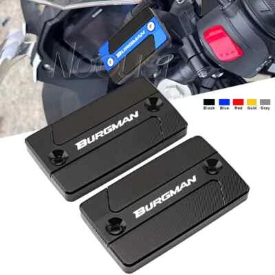 Tapa de depósito de líquido de frenos delantero CNC para SUZUKI BURGMAN 650 AN650 2006-2021 Foto 1 de 4