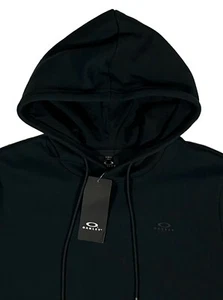 Sudadera con capucha negra para hombre OAKLEY algodón + extra pequeña XS NUEVA CON ETIQUETAS ¡CooL! - Imagen 1 de 4