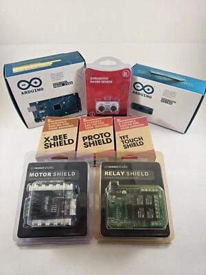 Arduino mega 2560, Micro, Relay shield, Motor shield, proto shield, TFT shield. - Image 1 of 4