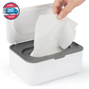 Baby Wipes Dispenser, Wipes Case Baby Wipe Holder Keeps Wipes Fresh, - Picture 1 of 12