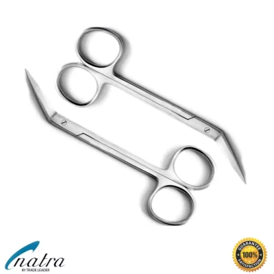 2er Set Fußnagelschere abgewinkelt Schere Nagelschere Pediküre ca. 12 cm NATRA - Bild 1 von 3