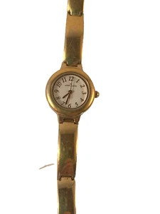 Reloj Vintage Anne Klein AK Eslabones Tono Dorado con Doble Cierre y Eslabón Extraíble - Imagen 1 de 11