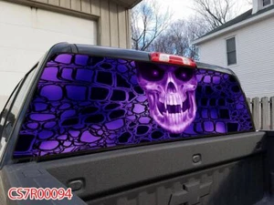 Camioneta pickup Evil Skull SUV ventana trasera gráficos calcomanía envoltura tinte #94 - Imagen 1 de 6