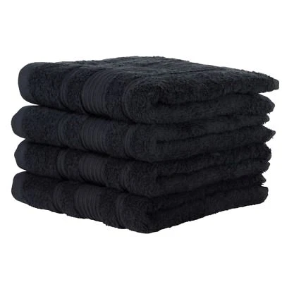 НОВЫЕ ЧЕРНЫЕ цветные УЛЬТРАМЯГКИЕ РОСКОШНЫЕ ЧИСТО ТУРЕЦКИЕ ПОЛОТЕНЦА ДЛЯ РУК ИЗ 100% ХЛОПКА - Изображение 1 из 4