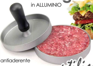 Stampo per Hamburger Pressa Alluminio Antiaderente STAMPO MAN QUALITY Ø12*10 CM - Foto 1 di 5