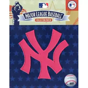 New York Yankees Mothers Day Pink Sleeve Jersey Patch - Picture 1 of 1