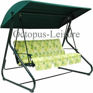 REPLACEMENT B&Q GARDEN SWING HAMMOCK CANOPY COVER SICILY, SORRENTO,194 x 124cm  - Picture 1 of 26