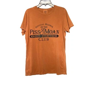 Comfort Colors offizielles Mitglied des Piss & Moan Club Damengröße Large neu ohne Etikett - Bild 1 von 6