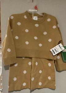 Modern Moments Gerber Mustard Polka Dot 2 Piece 2T - Picture 1 of 4