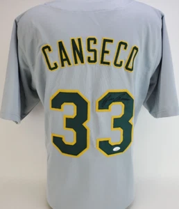 JOSE CANSECO Signed Oakland Athletics Custom XL Jersey  (JSA Basic COA) - Picture 1 of 5