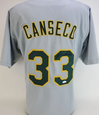 JOSE CANSECO Signed Oakland Athletics Custom XL Jersey  (JSA Basic COA) - Image 1 of 4