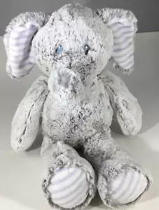 Flauschiger Plüschelefant 13 Zoll Kopf bis Zehe von Ebba sehr weich für Baby Vintage Neu - Bild 1 von 5