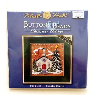 Kit de botones y cuentas Mill Hill "COUNTRY CHURCH" MH14-6302 NUEVO sin abrir 2006 Foto 1 de 3