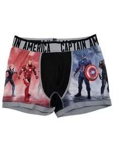 Marvel Mens Captain America Civil War Avengers Underwear Boxer Briefs - Picture 1 of 2