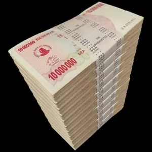 Zimbabwe 1000 x 10 milioni di dollari 2008 - Scegli - 55 - Mattone 1000 pezzi - USATO - Foto 1 di 3