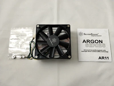 SILVERSTONE SST-AR11 92mm Dual ball bearing CPU Cooler - Image 1 of 4