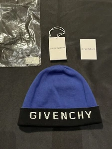 GIVENCHY SKULL CAP SKULLCAP BEANIE CAP HAT COT CASHMERE SKULLY ITALY AUTHENTIC - Picture 1 of 24