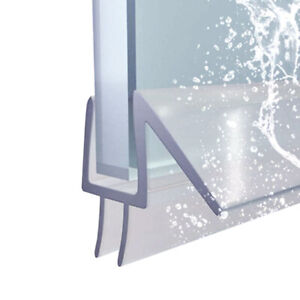 CCJH 2-Pack Shower Door Bottom Seal – Glass, Stop Shower Leaks (3/8'' x 39'')