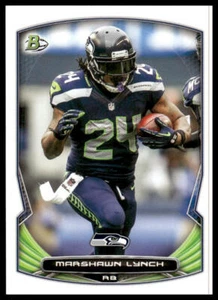 2014 Bowman #20 Marshawn Lynch Seattle Seahawks - Bild 1 von 2