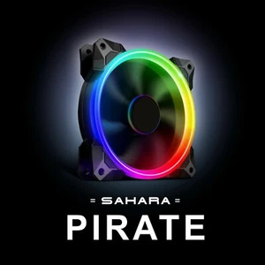 6 x 12cm Pirate RGB fan.ONLY Compatible with Saharagaming fan Hub