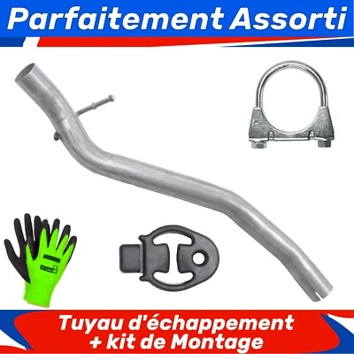 Tuyau d'échappement pour Ford Focus C-Max 1 I MK1 Hayon 1.6 1.8 2.0  (2003-2007) - Photo 1/3