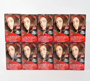 10 Revlon Colorsilk Beautiful Color Permanent Hair Color #33 Dark Soft Brown - Picture 1 of 2