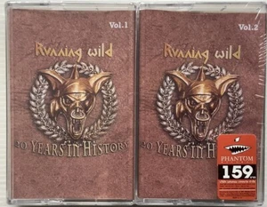 Running Wild 20 Years In History Original Thailand Edition Double Cassette Seal - Picture 1 of 2