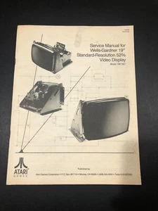 Service Manual for Wells-Gardner 19" Standard-Res 52% Video Display - Picture 1 of 4