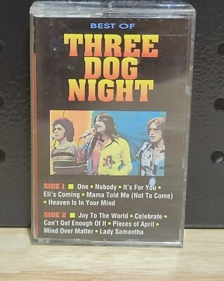 12 HITS: THE BEST OF THREE DOG NIGHT CASSETTE JOY TO THE WORLD MCAC-20462 NM OOP - Image 1 of 3