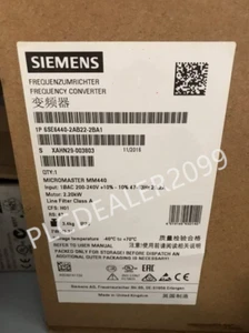 Nuovo Inverter Siemens MM440 2.2KW 6SE6440-2AB22-2BA1 200-240V+10/-10% Via DHL - Foto 1 di 8