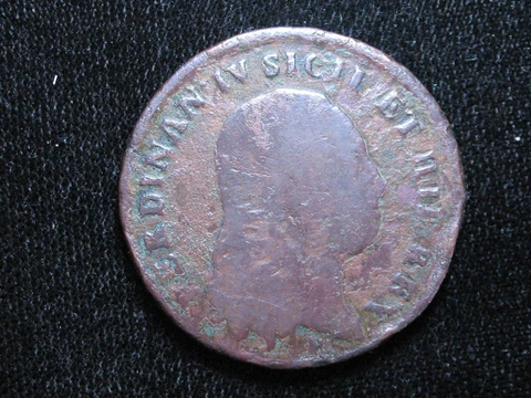 1801 ITALIAN STATES ~ NAPLES & SICILY ~ COPPER ~ 6 TORNESI ~ C 96 Cover