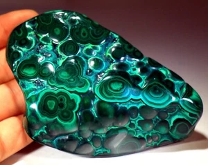 4,75 Zoll 13,7 Unzen Top lebendig Chrysocolla mit Malachit, Kongo! CR205 - Bild 1 von 6