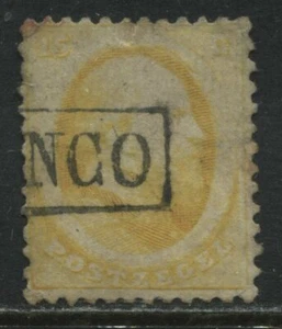 Netherlands 1864 15 cents orange used - Bild 1 von 1