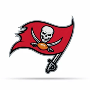 NFL Tampa Bay Buccaneers 18" Die-cut Team Logo Pennant Fan Cave - Picture 1 of 1