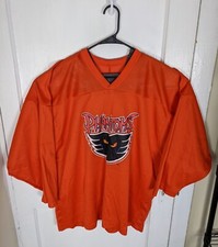 Vtg 90s Adirondack Phantoms CCM Jersey Sz. L #52 Air Knit Maska Mesh  Philly 