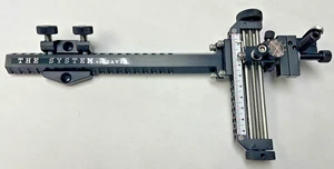 5" DAVIS COMPOUND SIGHT-Black/Black knobs-RH-20 CLICK - Picture 1 of 3
