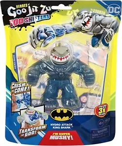 Heroes of Goo Jit Zu Goo Shifters DC Super Hero Hydro Attack King Shark Gift 4+ - Picture 1 of 10