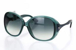 TODS Womens TO42 87W Shiny Turquoise Injected Round 59mm Sunglasses 132167 - Picture 1 of 8