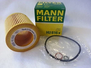 for BMW E60 E71 E82 E83 E89 E90 E92 3, 5, 6, 7, X Series MANN Oil Filter HU816X - Picture 1 of 1