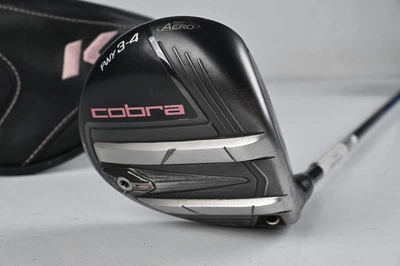 Ladies Cobra King F9 #3-4 Wood / 18.5 Degree / Ladies Flex Atmos Pink 55 Shaft - Image 1 of 4