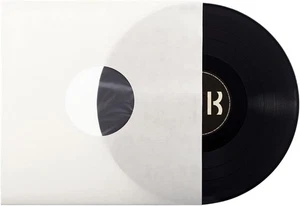 LP Innenhüllen 12" weiß / antistatisch / gefüttert / 90g./m² - Bild 1 von 4