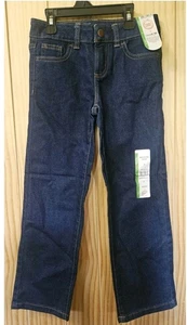 Pantalones de mezclilla Wonder Nation para niñas de pierna recta talla 8 ajustados nuevos con etiquetas CleanCore - Imagen 1 de 4