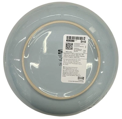 New IKEA FARGKLAR Deep Plate Bowl Light Blue 23 cm (9 ") 406.004.15 - Image 1 of 2