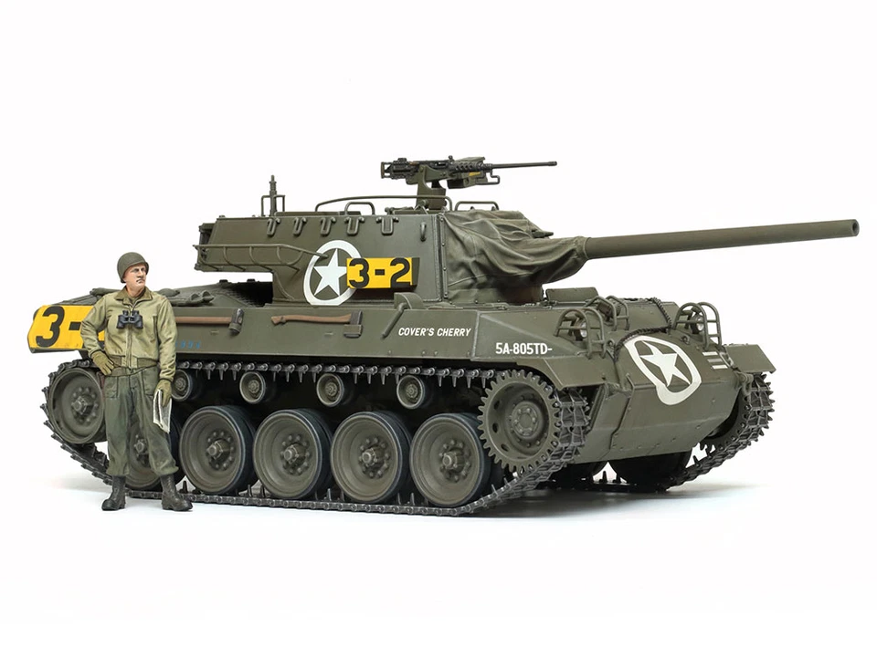 Tamiya 35376 1:35 M18 Hellcat U.S. Destroyer Military Tank Model Kit - Image 1 of 1