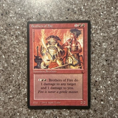MTG Brothers of Fire The Dark Regular Uncommon Magic The Gathering - Image 1 of 4