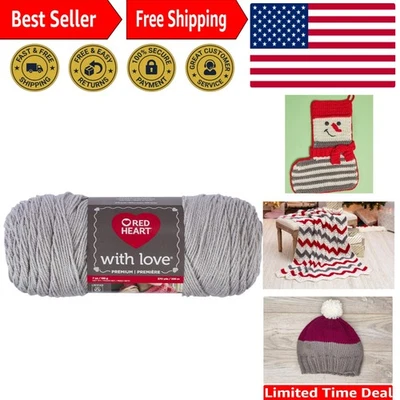 With Love Ultra-Soft Metallic Yarn - Perfect for Knitting Throws & Accessories - Image 1 of 4