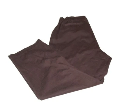 White Stag Womans Plus Pants Brown Slacks Size 16W Petite Stretch Waist Cotton - Image 1 of 4